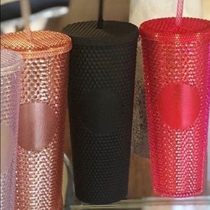 ISO!!Starbucks matte black and rose gold tumbler.